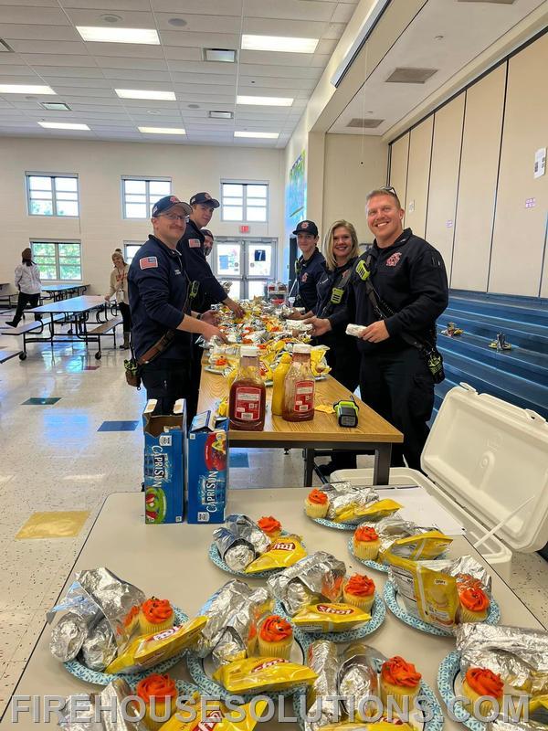 Fun Lunch with grade school students 