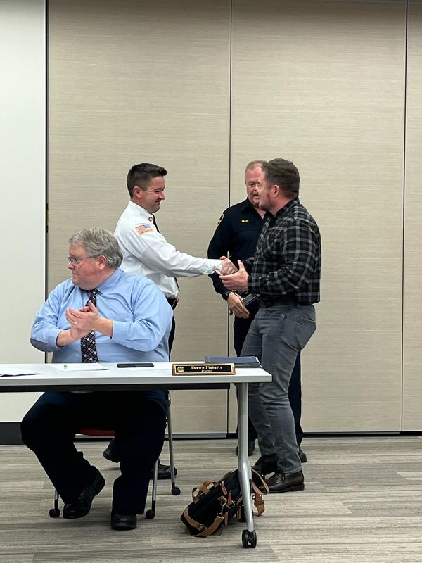 Certificates of Merit presented by the Village of Campton Hills Police Department 