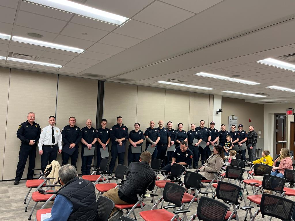 Certificates of Merit presented by the Village of Campton Hills Police Department 