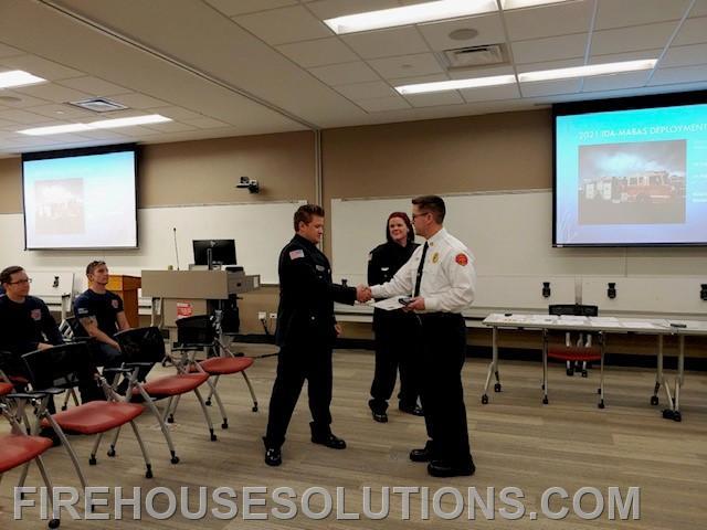 Illinois Humanitarian Service Award presentation
